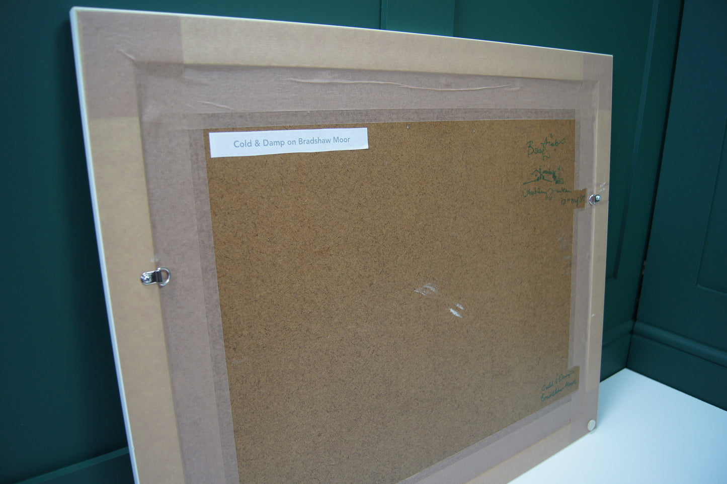 Signed Ashley Jackson Framed Print -  Cold & Damp on Bradshaw Moor