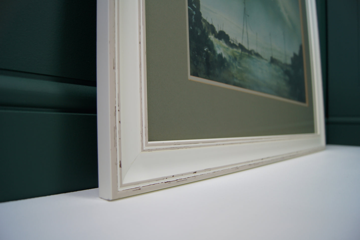 Signed Ashley Jackson Framed Print - Rain on Flushouse Moor