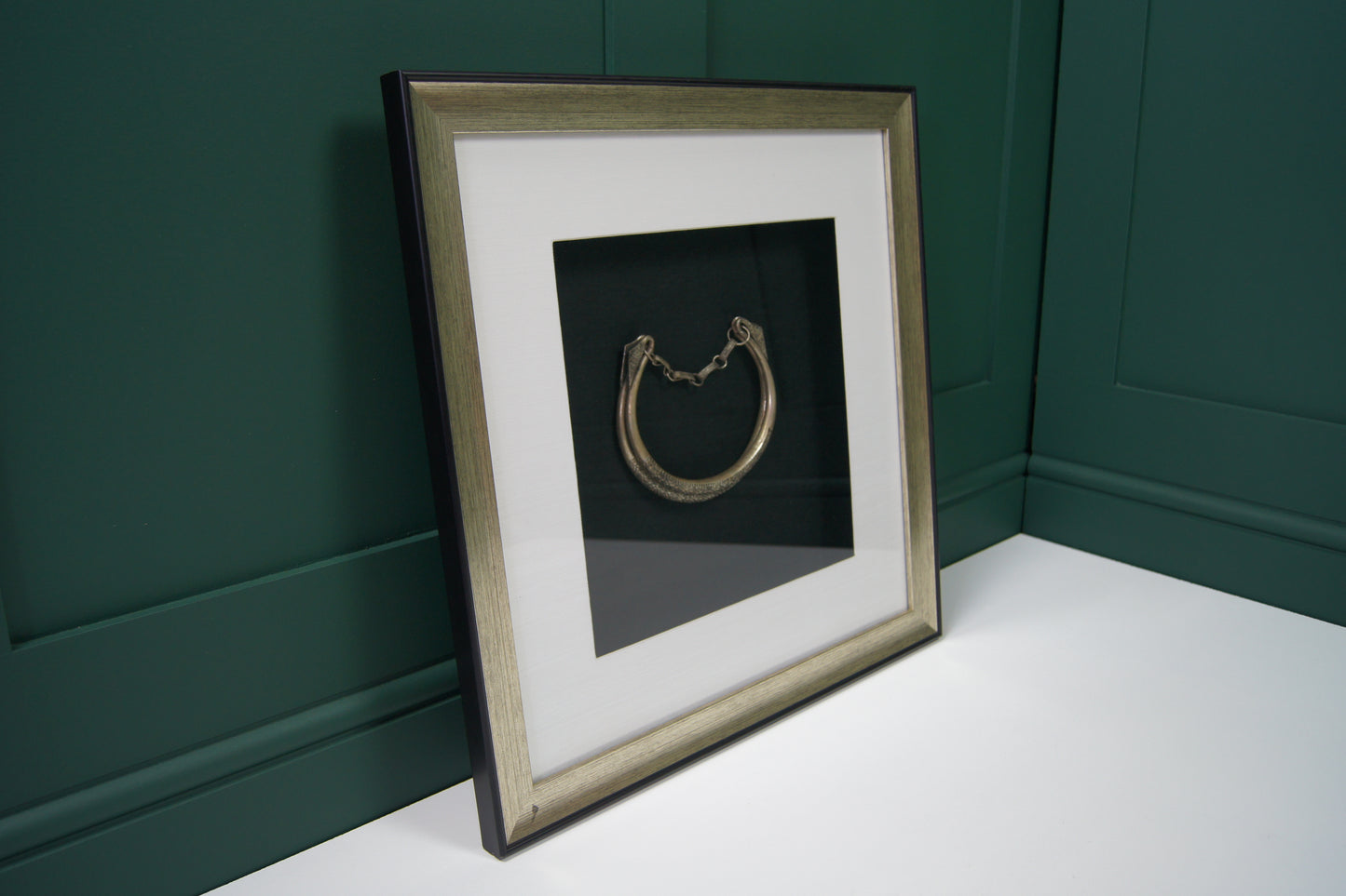 Framed Burmese White Metal Tribal Necklace