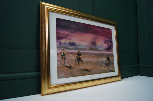 Framed and Signed Stewart Hill Print - Pink Mist