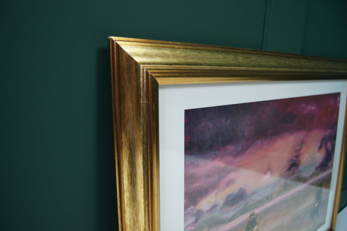 Framed and Signed Stewart Hill Print - Pink Mist
