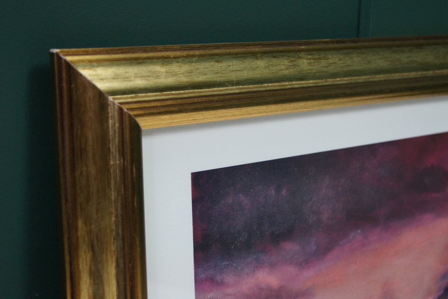 Framed and Signed Stewart Hill Print - Pink Mist