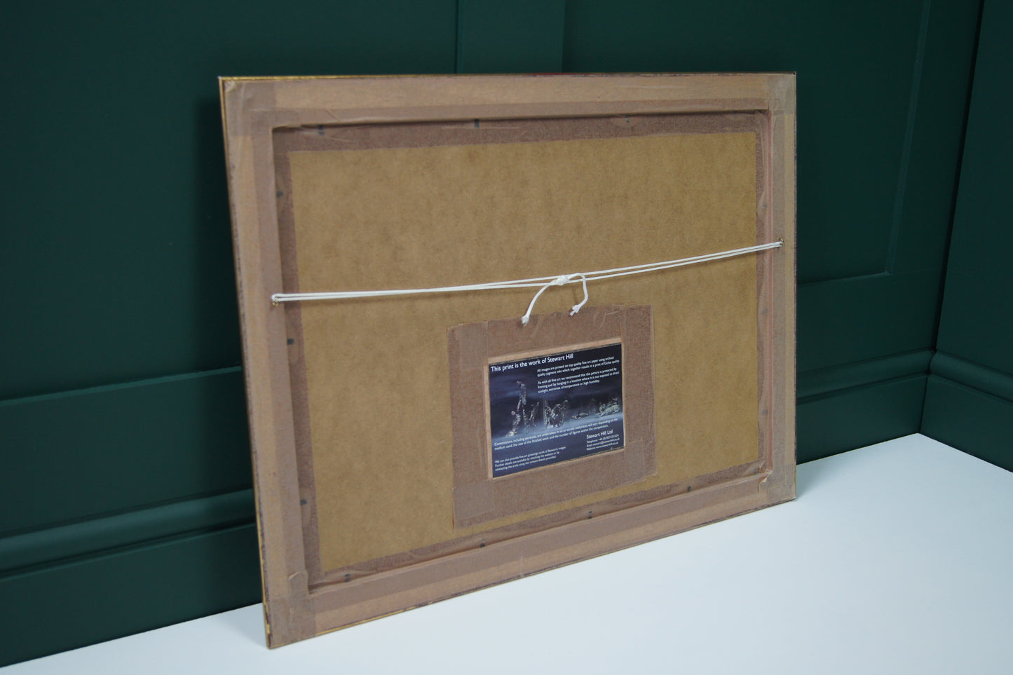 Framed and Signed Stewart Hill Print - Pink Mist