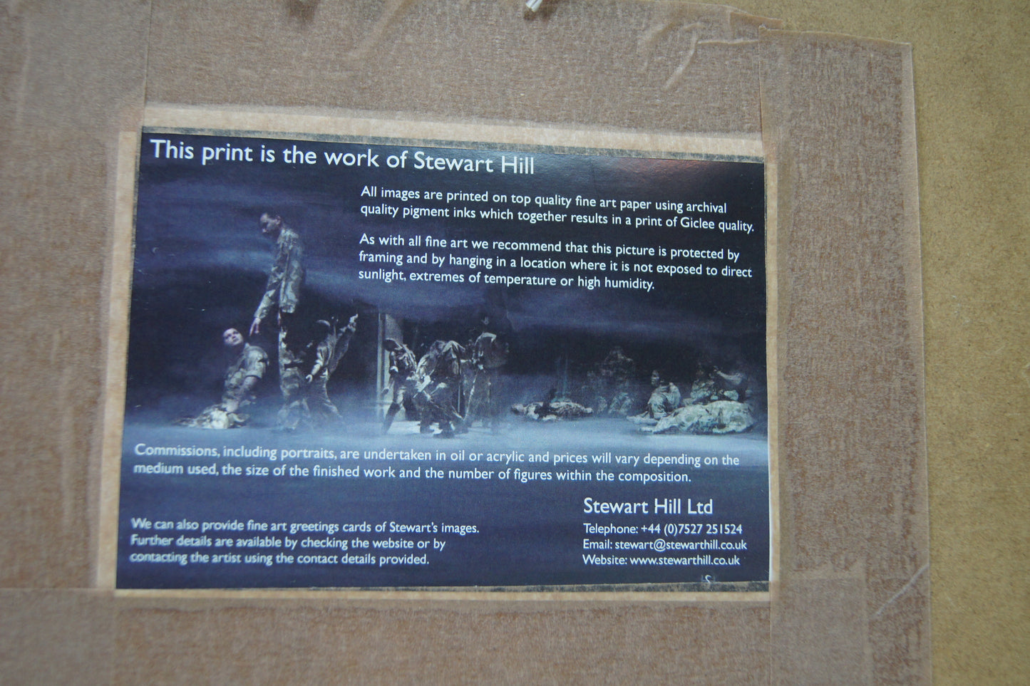 Framed and Signed Stewart Hill Print - Pink Mist