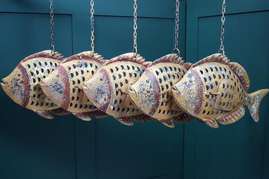 Hanging Metal Candle Holder Lantern Piranhas