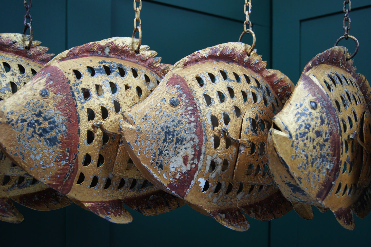 Hanging Metal Candle Holder Lantern Piranhas