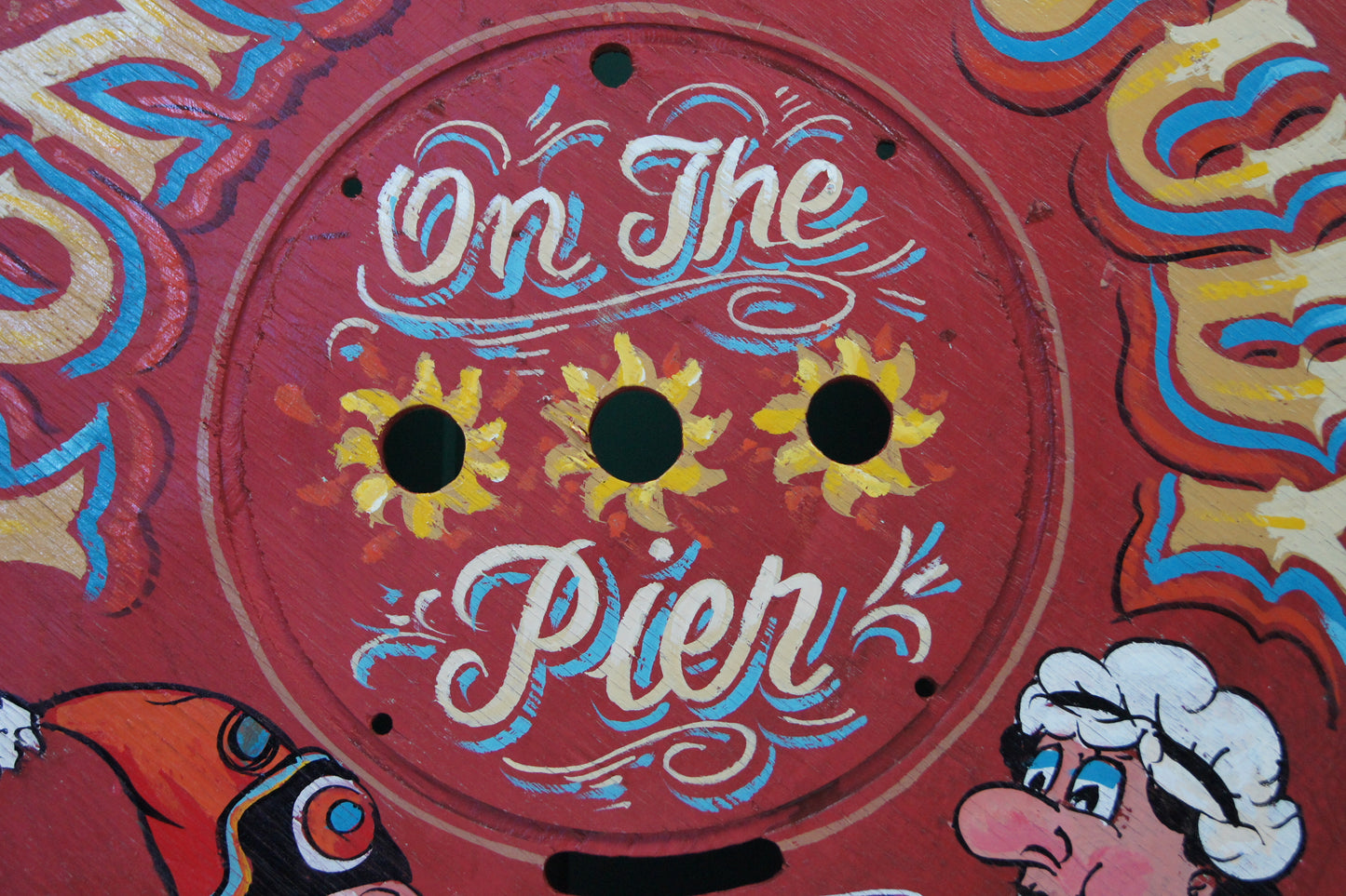 Punch and Judy Wooden Sign