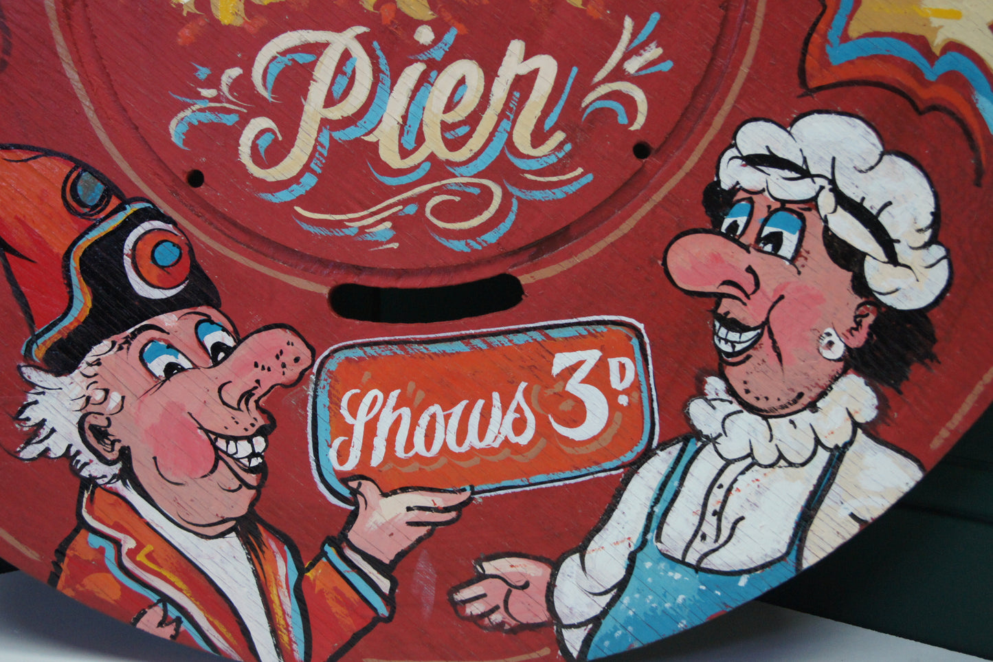 Punch and Judy Wooden Sign