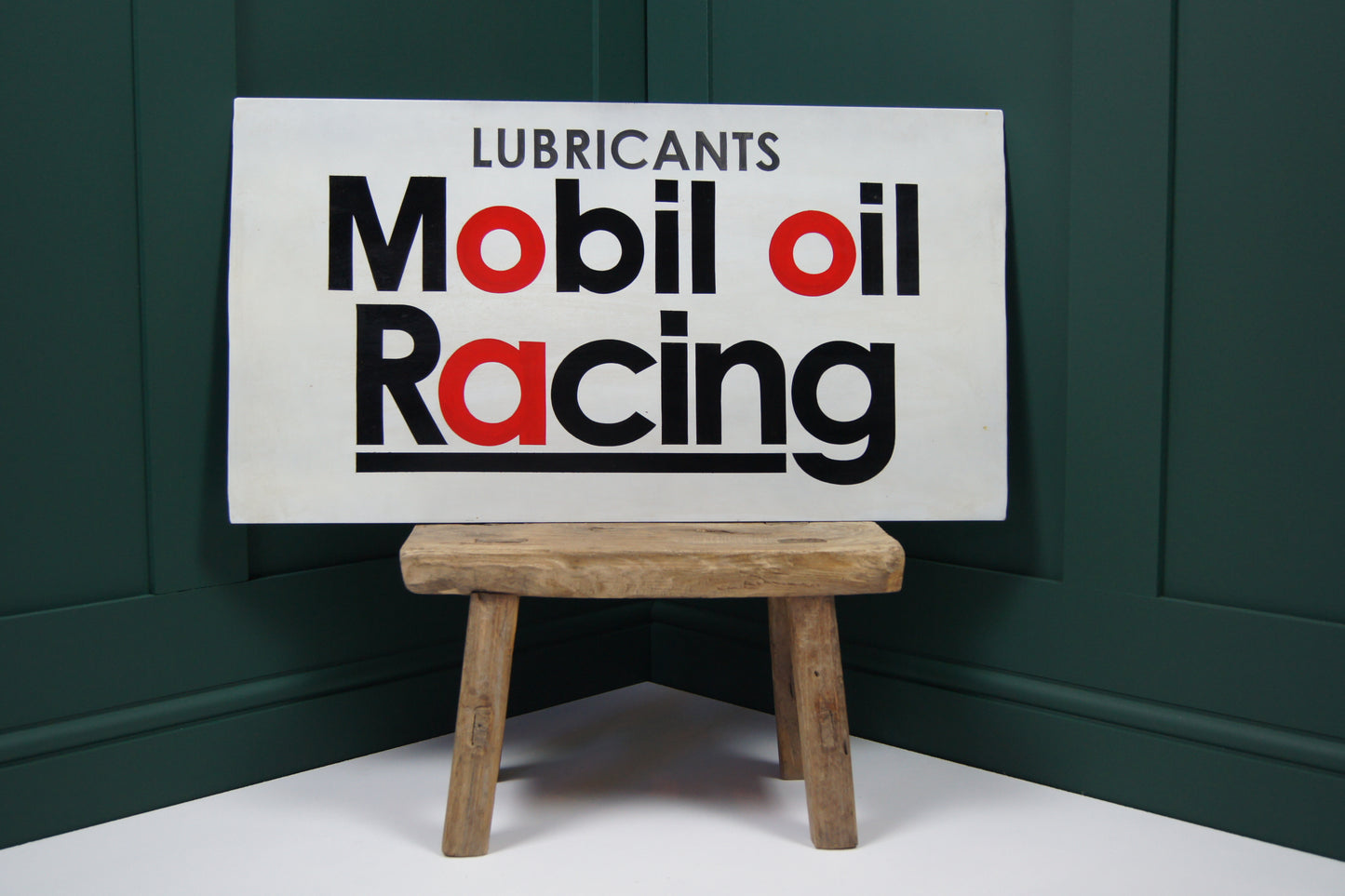Mobil Oil Racing Motor sign
