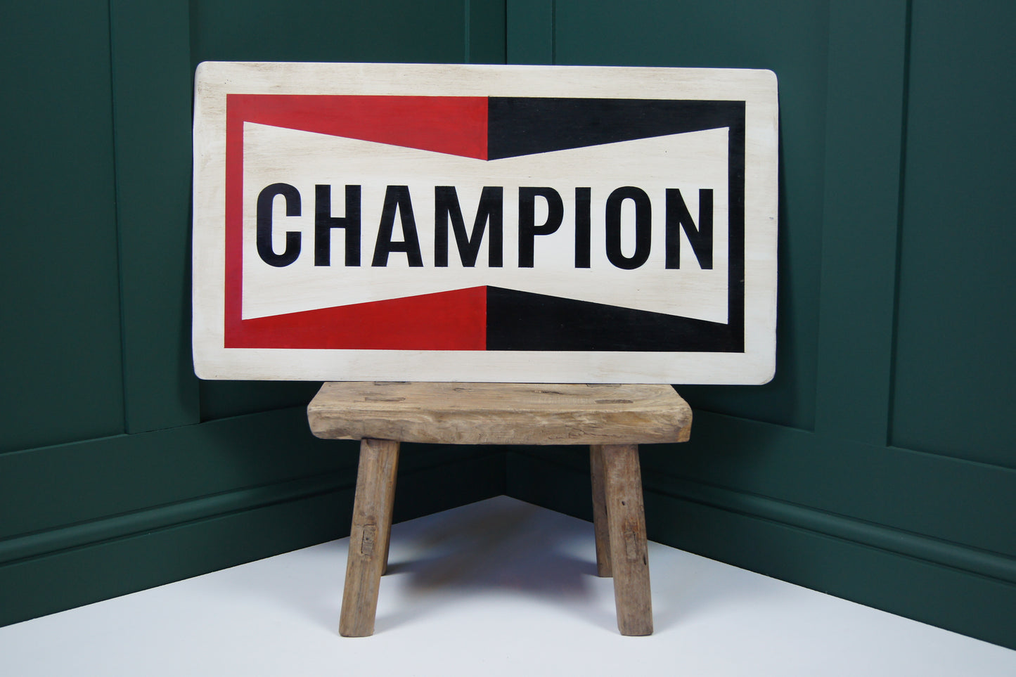 Champion Spark Plug Sign