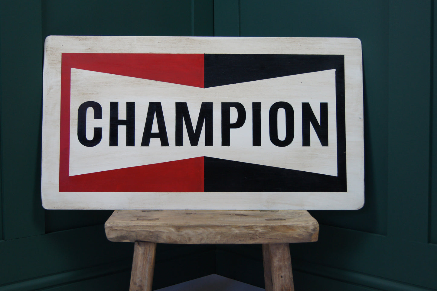 Champion Spark Plug Sign