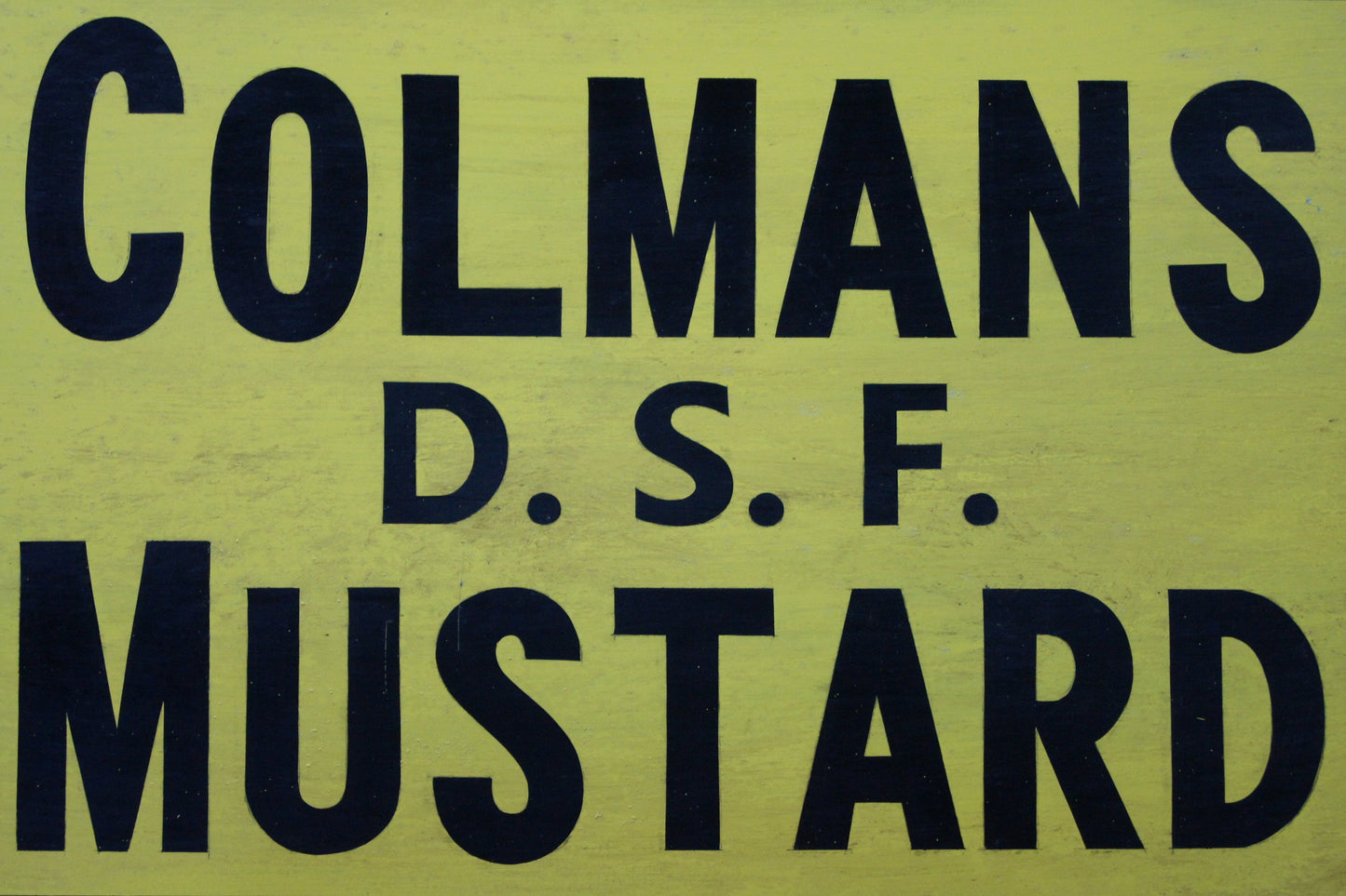 Colmans Mustard Sign