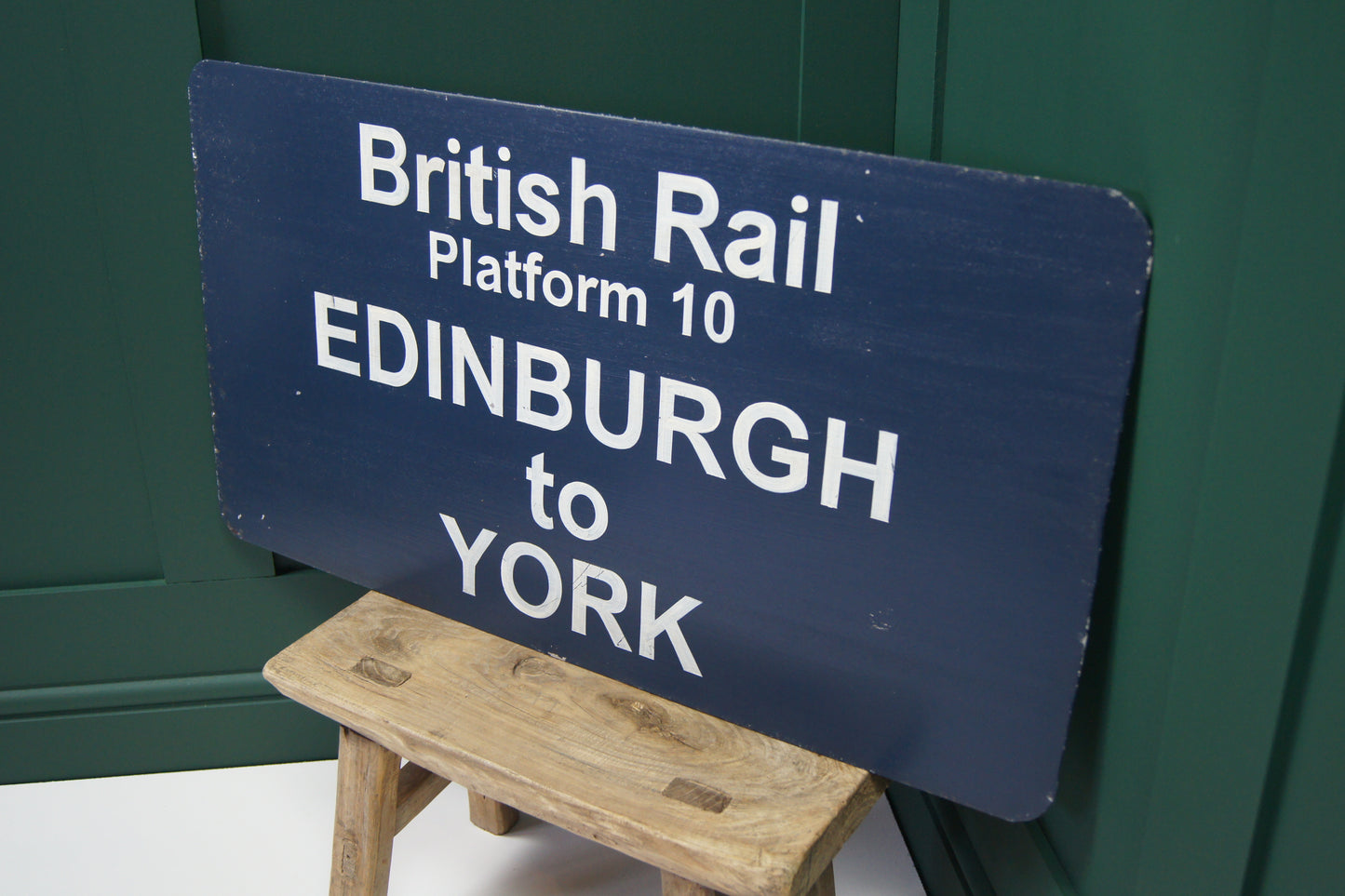 British Rail Sign - Edinburgh to York