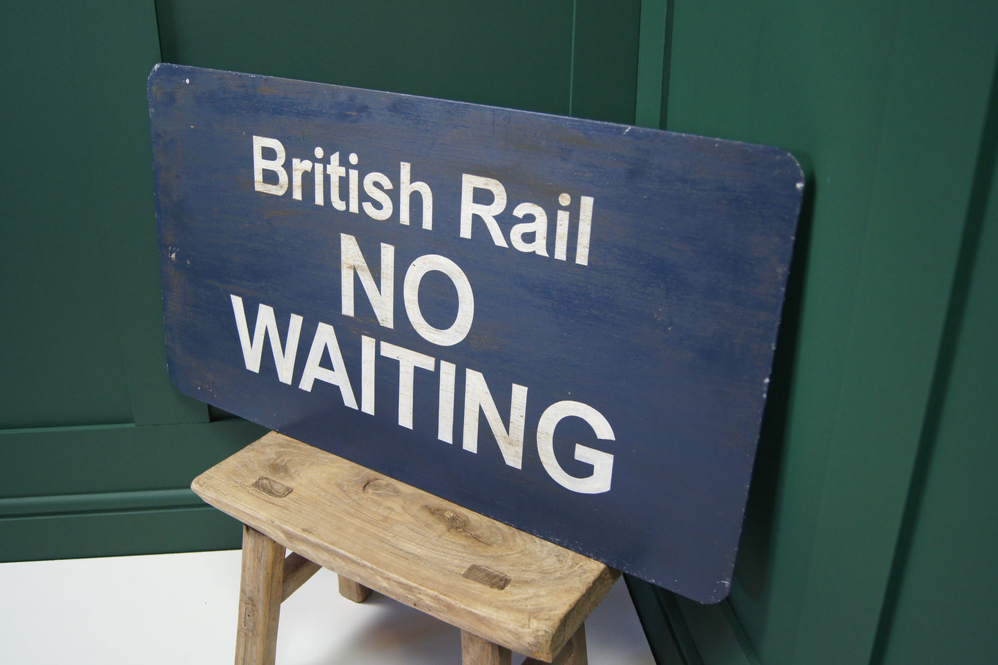 British Rail Sign - No Waiting