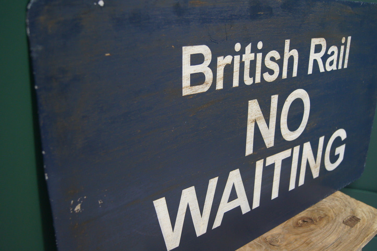 British Rail Sign - No Waiting