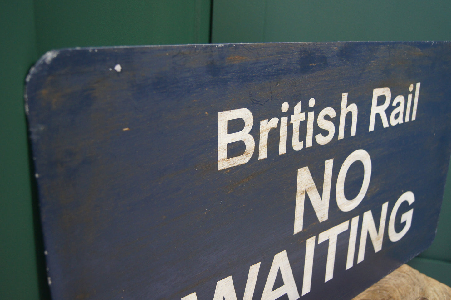 British Rail Sign - No Waiting