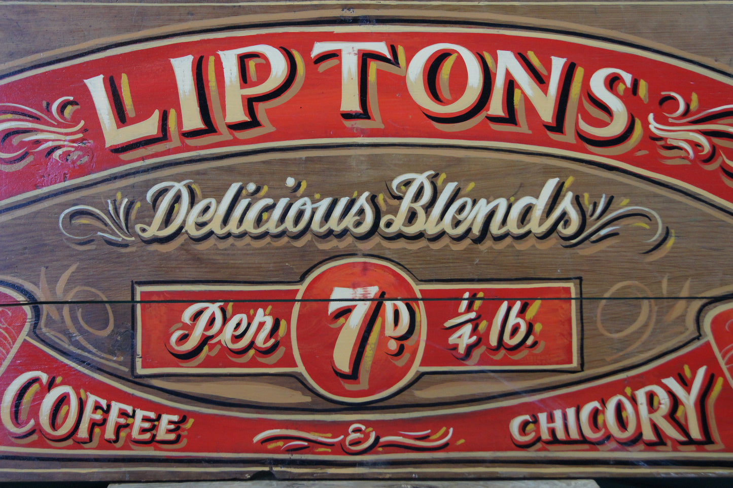 Lipton's Delicious Blends Advertising Sign