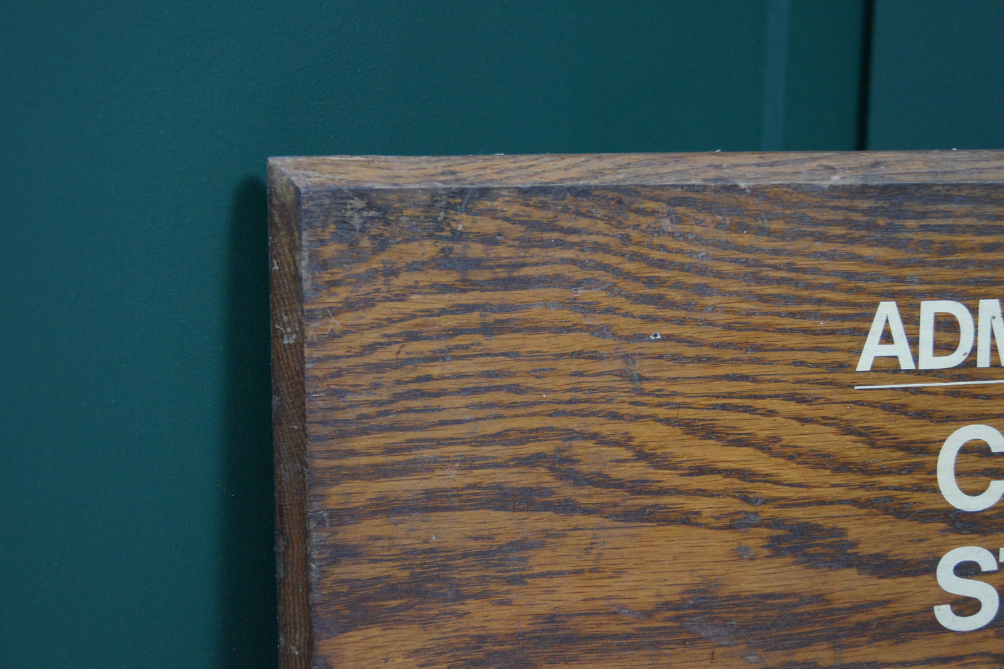 Admissions Theatre Sign