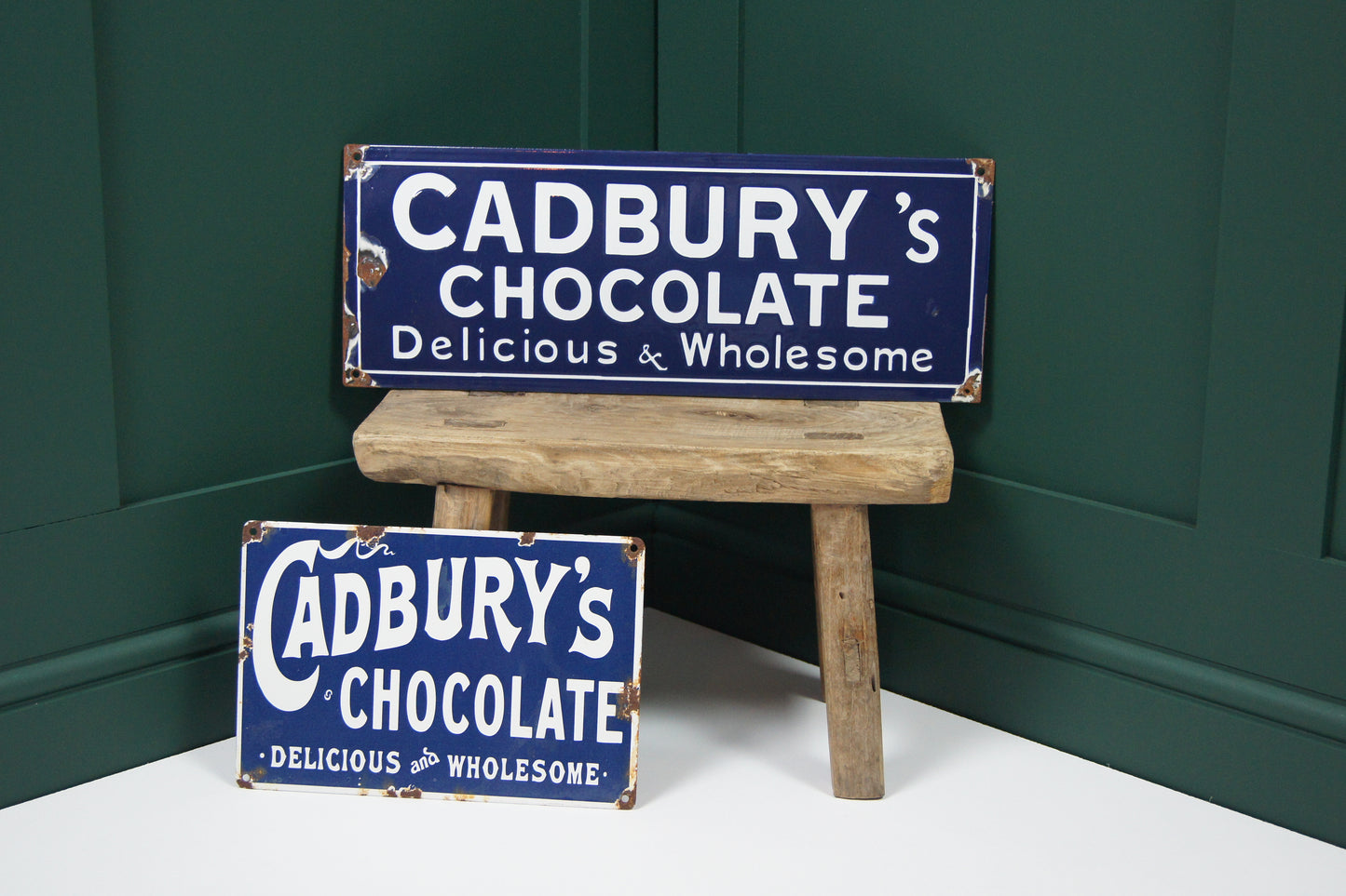 Cadbury's Chocolate Enamel Sign - Medium