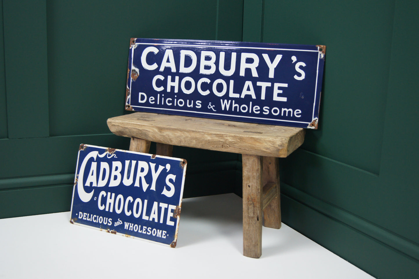 Cadbury's Chocolate Enamel Sign - Small