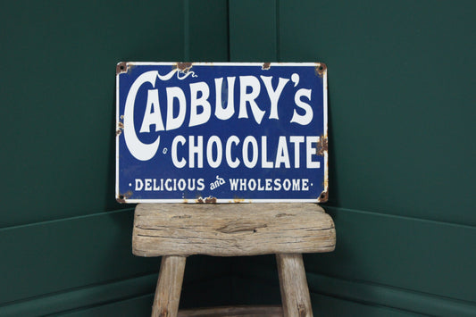 Cadbury's Chocolate Enamel Sign - Small