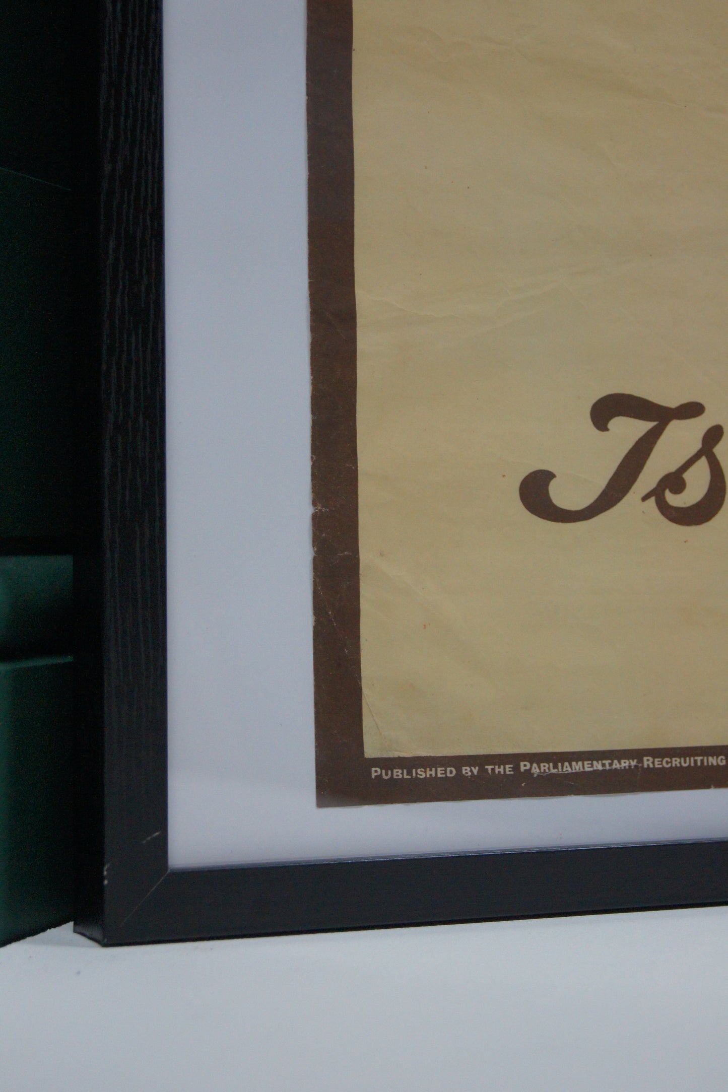 Original WW1 Recruitment Poster - Who's Absent?