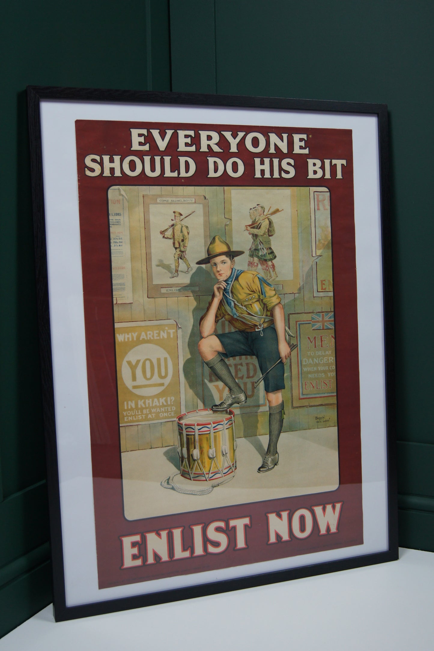 Original WW1 Recruitment Poster - Everyone Should Do His Bit