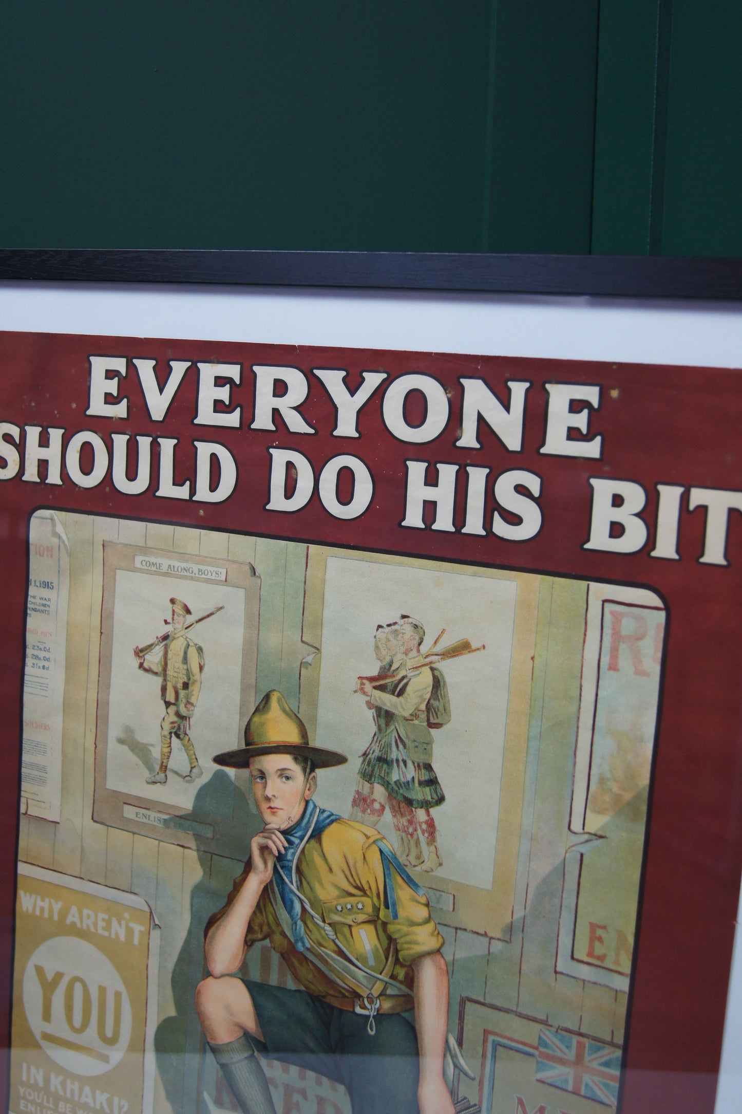 Original WW1 Recruitment Poster - Everyone Should Do His Bit