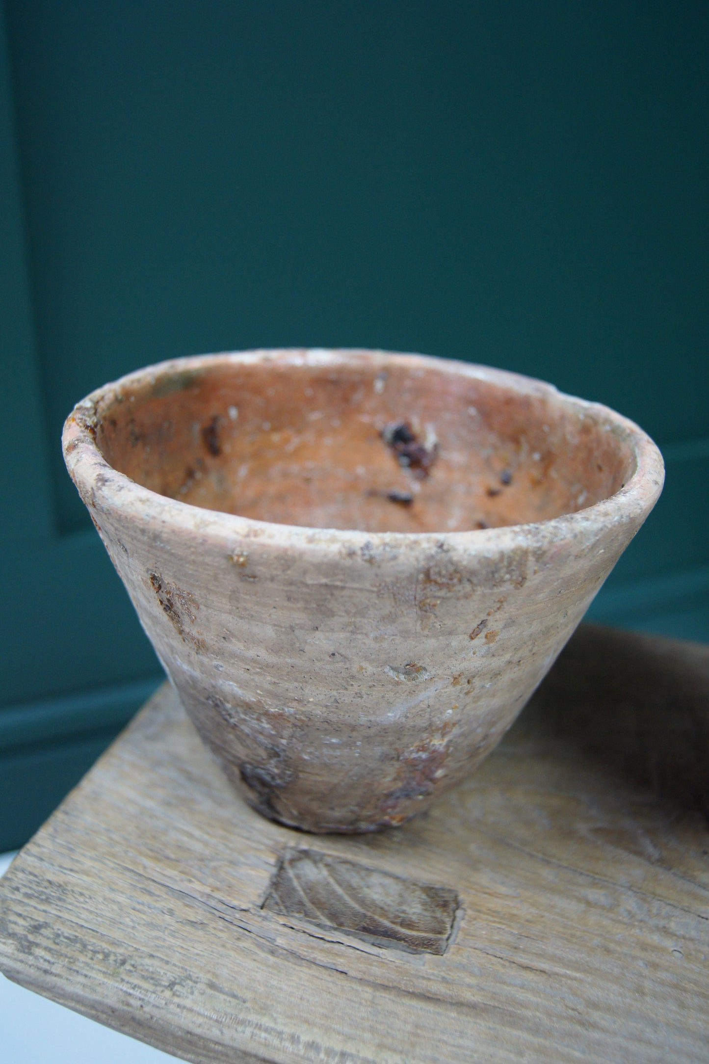 Vintage Antique French Terracotta Resin Sap Pots