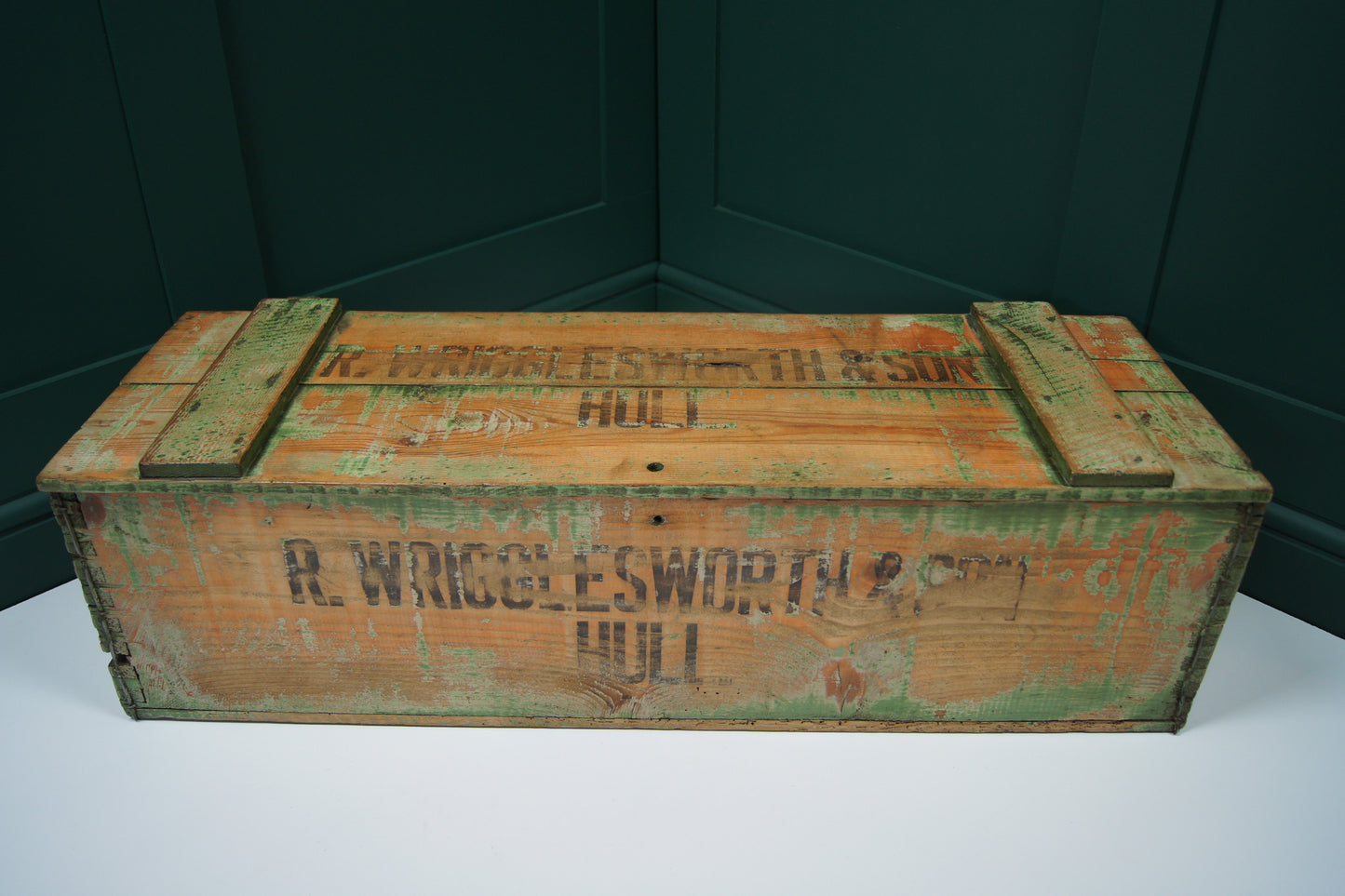 Vintage Wooden Lidded Storage Chests/Crates