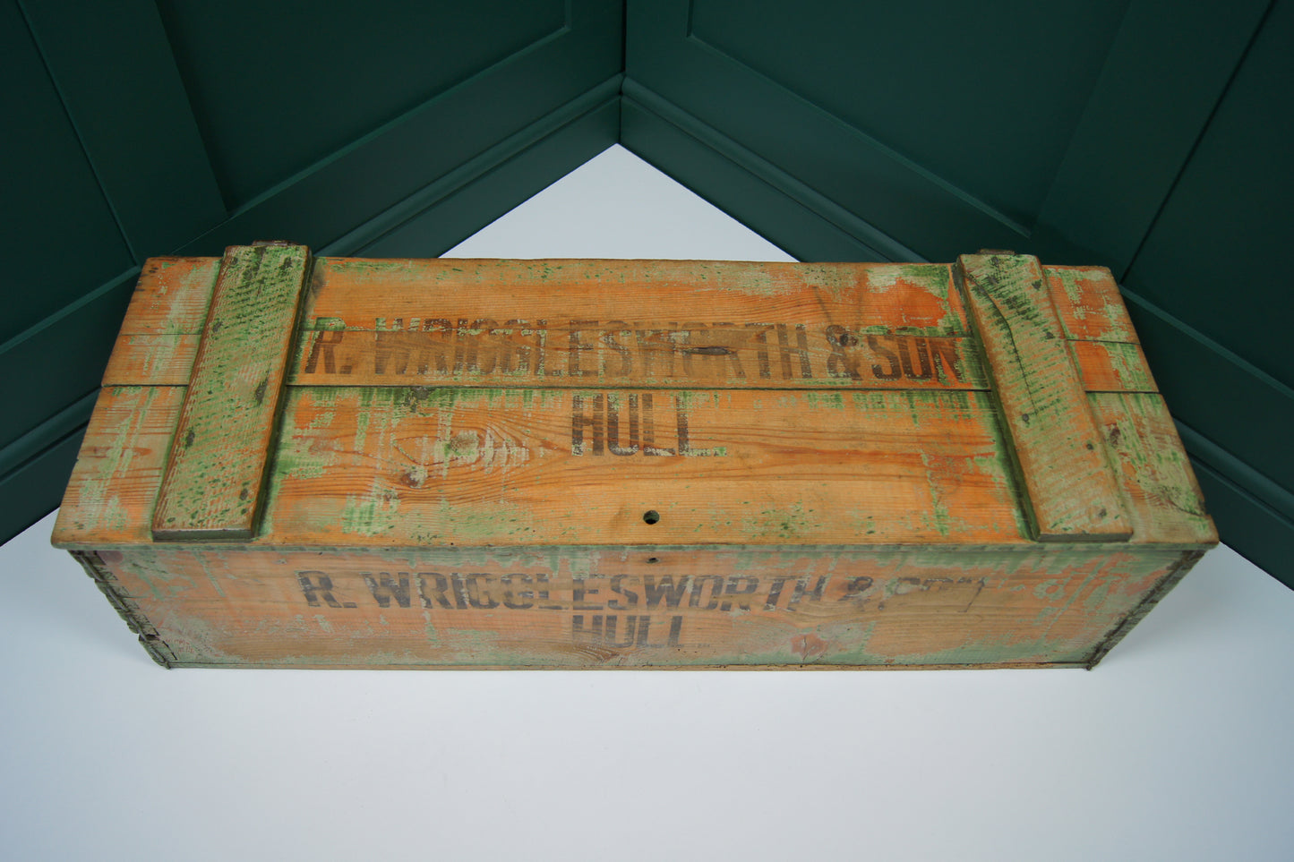 Vintage Wooden Lidded Storage Chests/Crates
