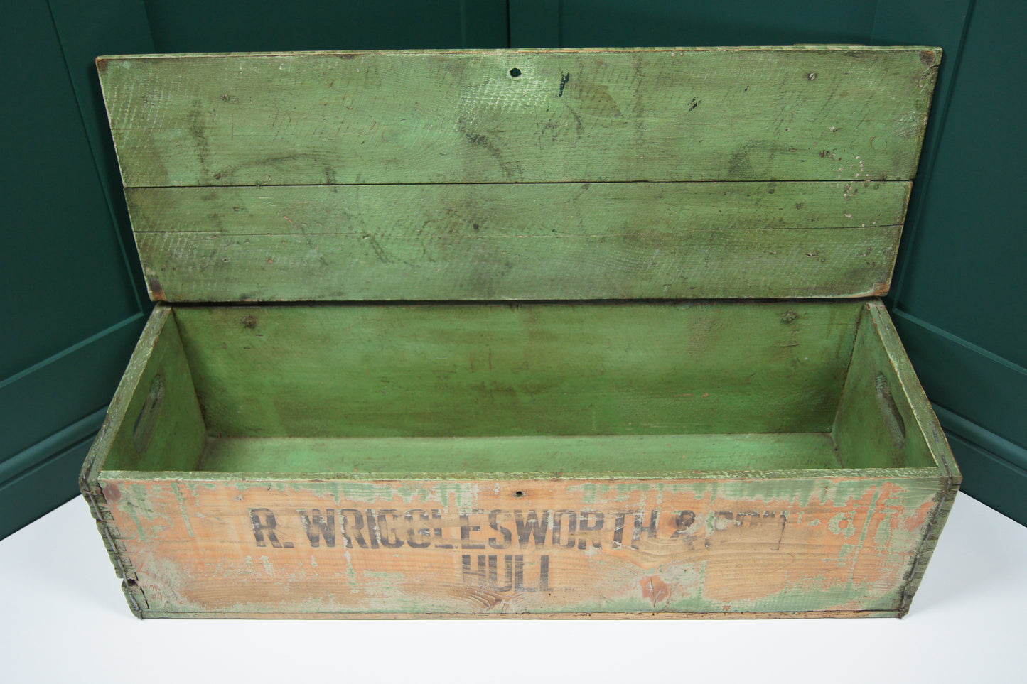 Vintage Wooden Lidded Storage Chests/Crates