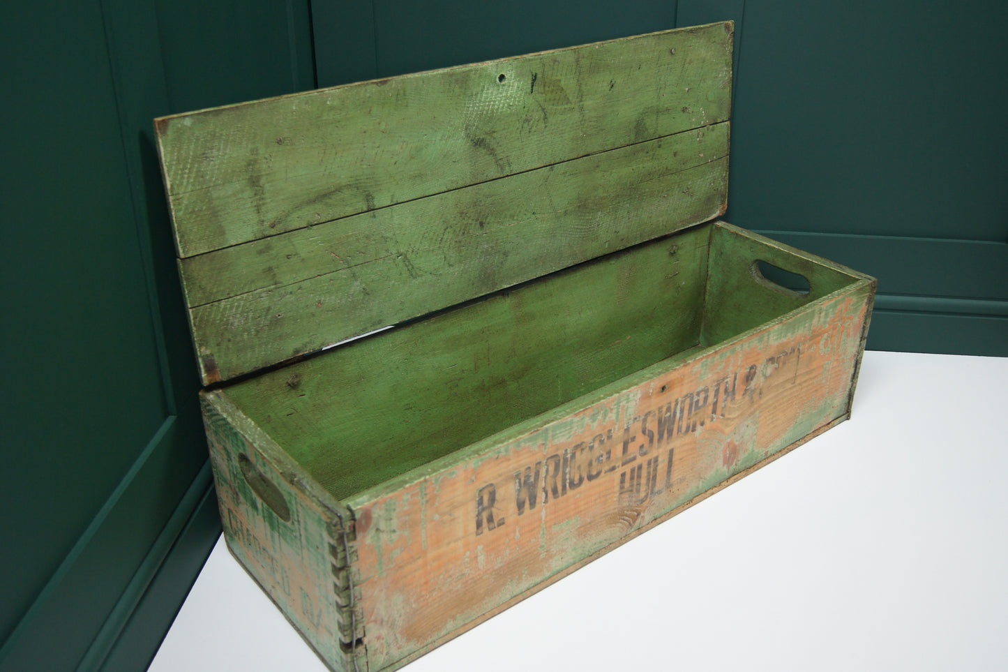 Vintage Wooden Lidded Storage Chests/Crates