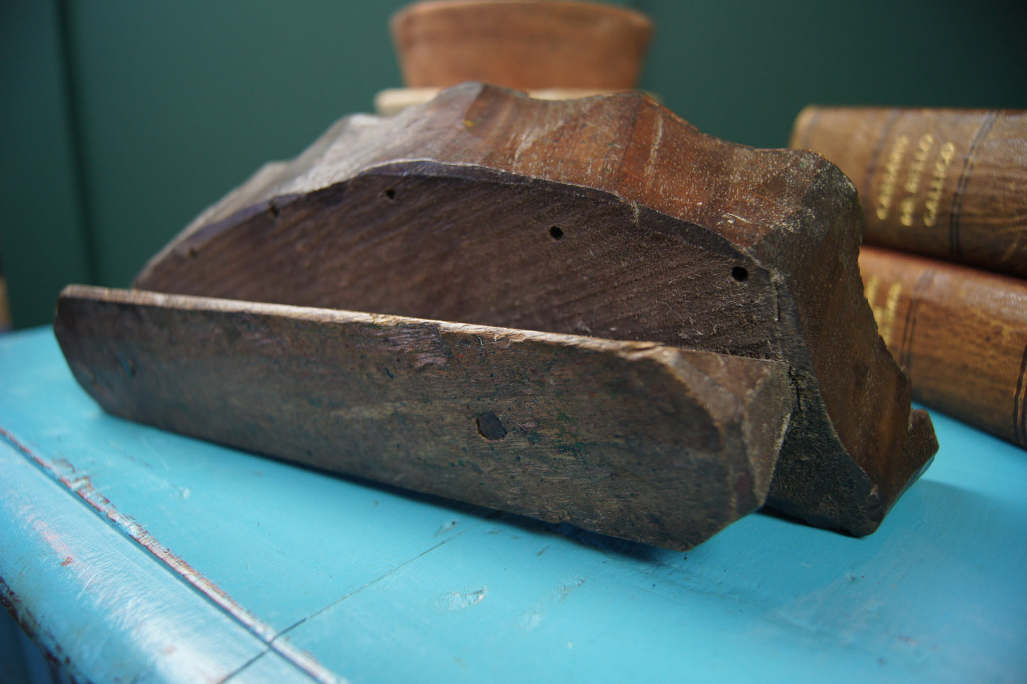 Large Vintage Reclaimed Wooden Indian Printing Block Stamp