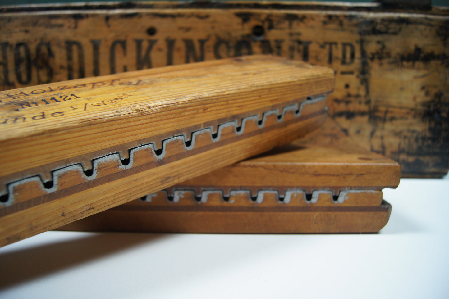 Vintage German Wooden Cigar Press Molds