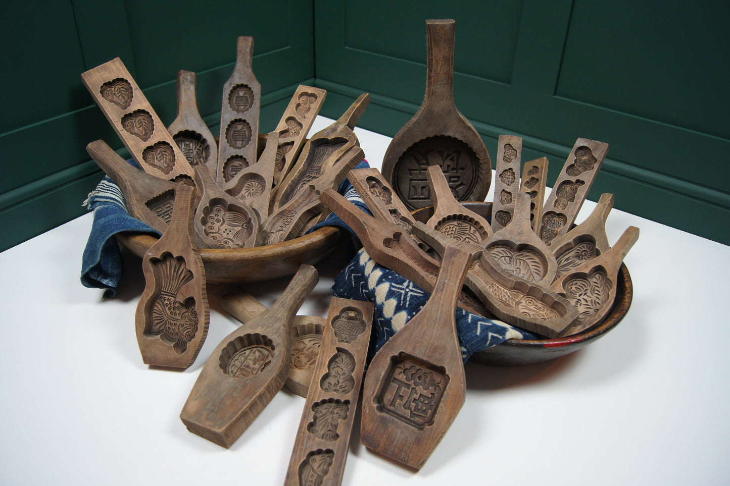 Extra Large Wooden Vintage Chinese/Japanese Cake Mold