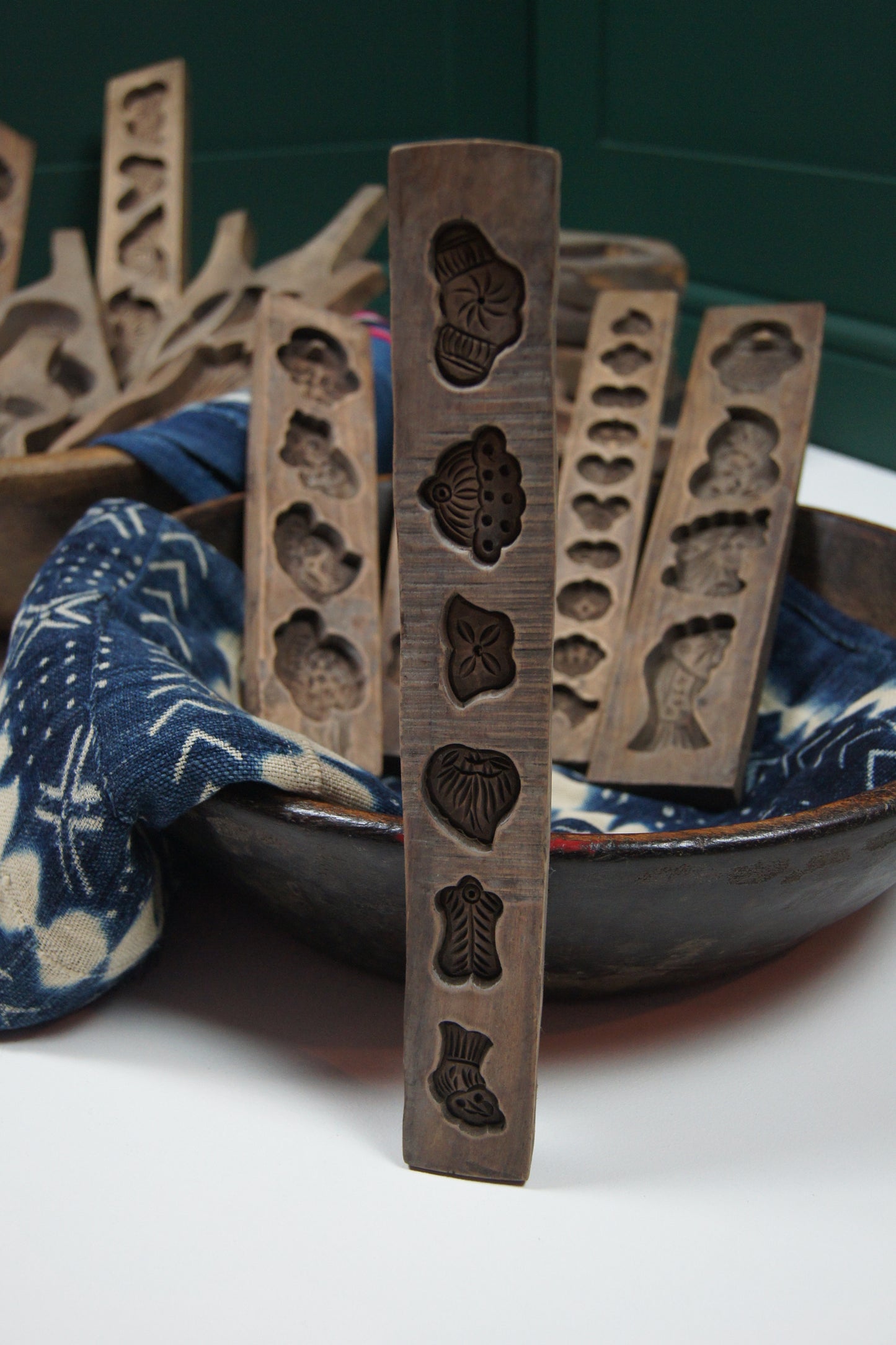 Small Wooden Vintage Chinese/Japanese Cake Mold