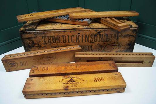 Vintage German Wooden Cigar Press Molds