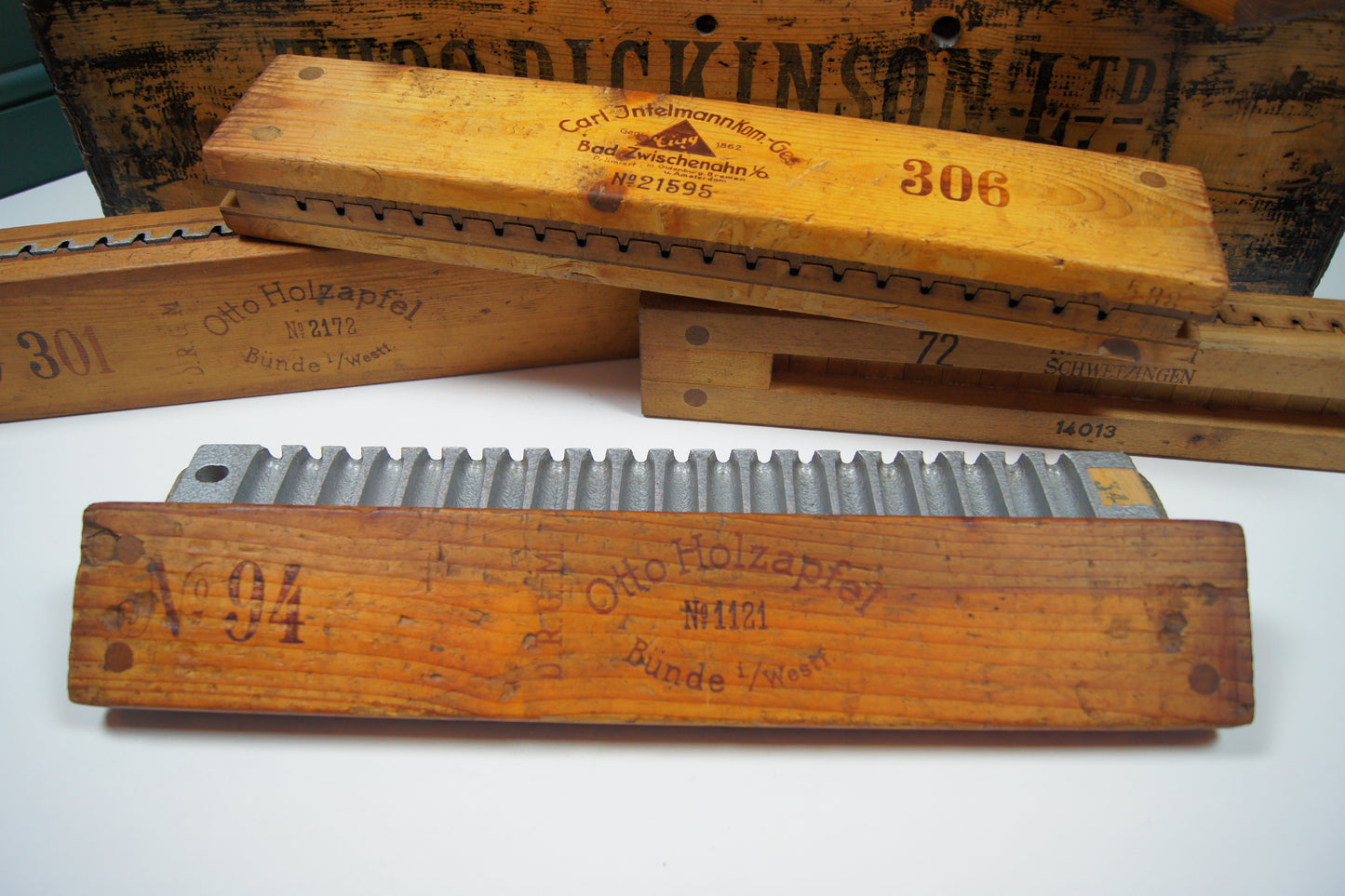 Vintage German Wooden Cigar Press Molds