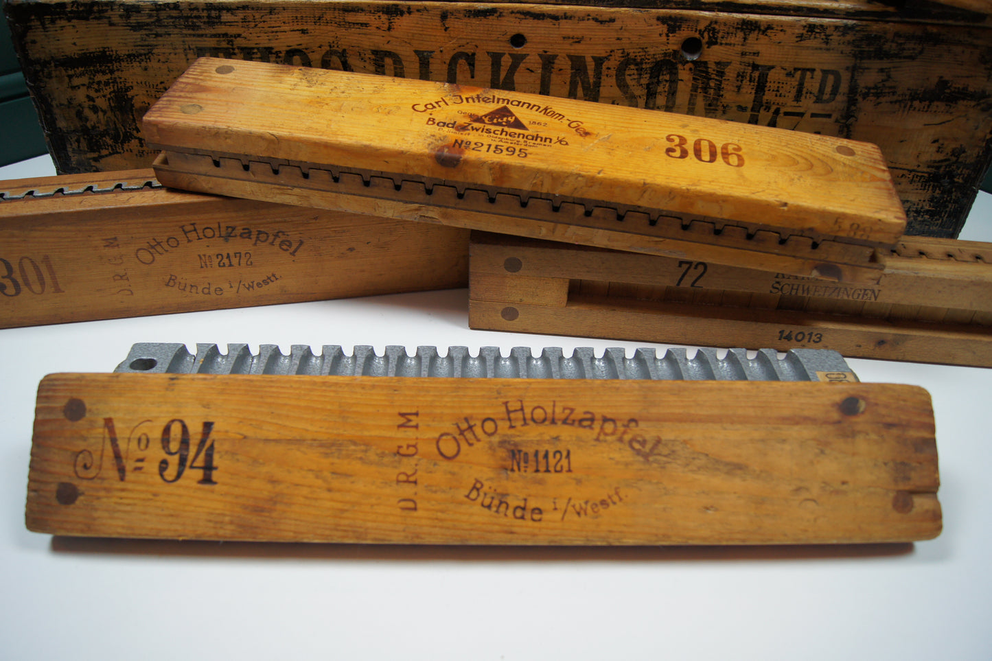 Vintage German Wooden Cigar Press Molds