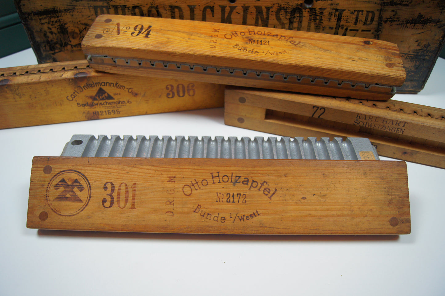 Vintage German Wooden Cigar Press Molds