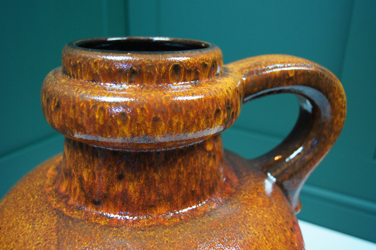 Extra Large Orange West German Floor Vase '486-48'