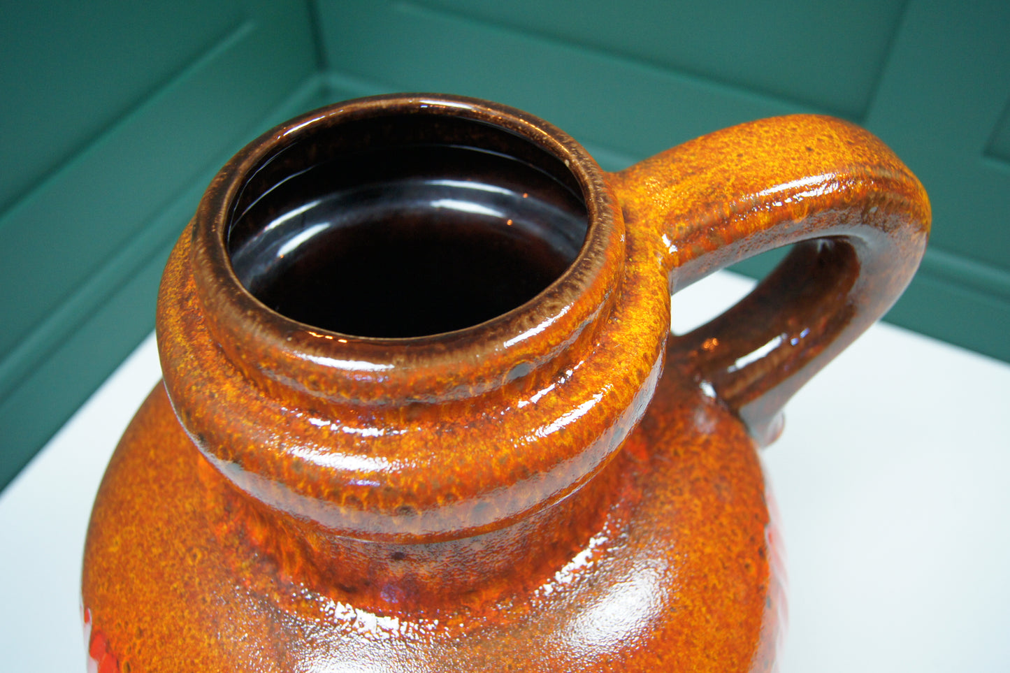 Extra Large Orange West German Floor Vase '486-48'