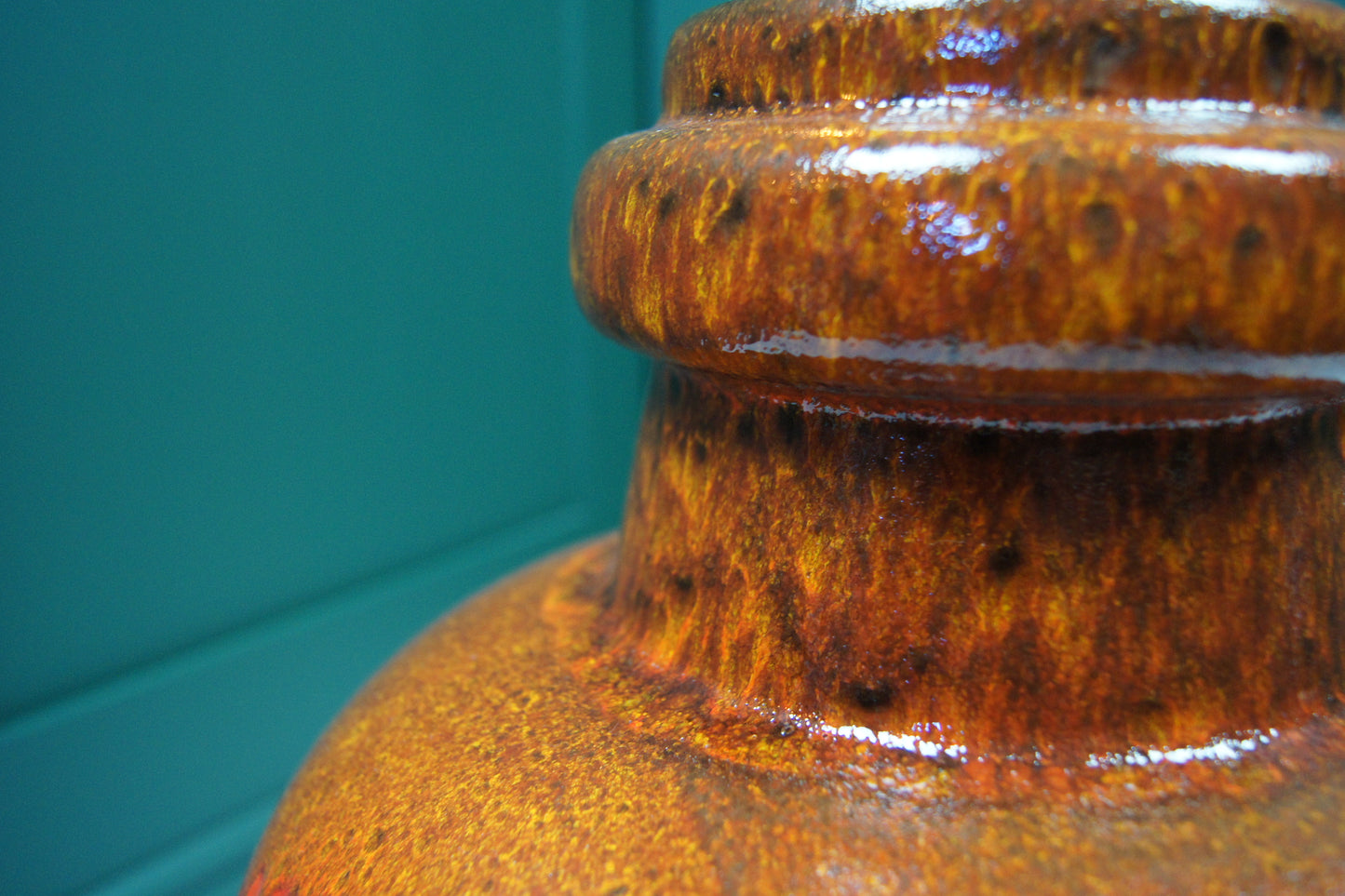 Extra Large Orange West German Floor Vase '486-48'