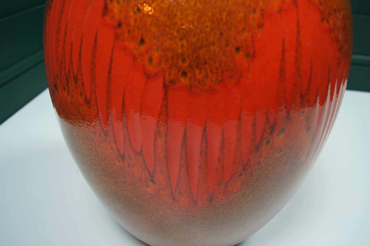 Extra Large Orange West German Floor Vase '486-48'