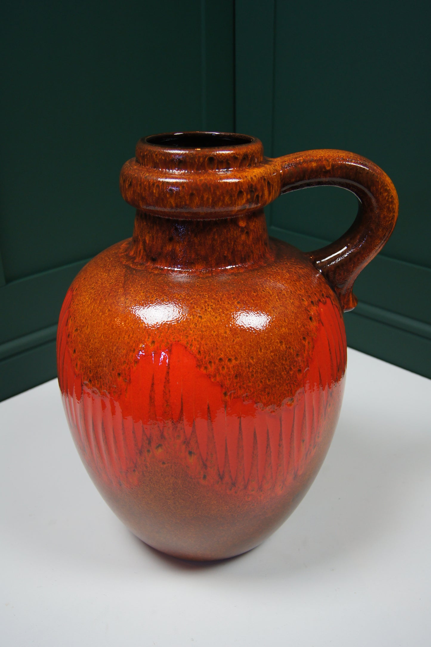 Extra Large Orange West German Floor Vase '486-48'