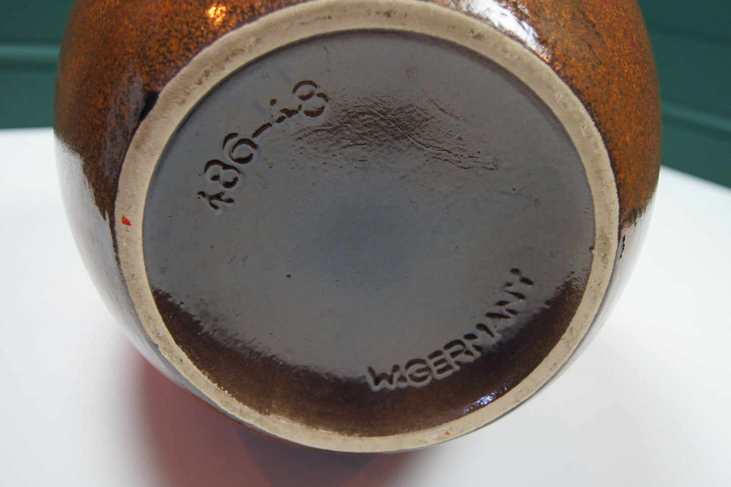 Extra Large Orange West German Floor Vase '486-48'