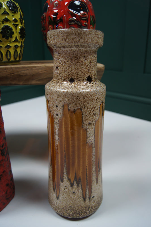 Medium Brown West German Vase '205-32'
