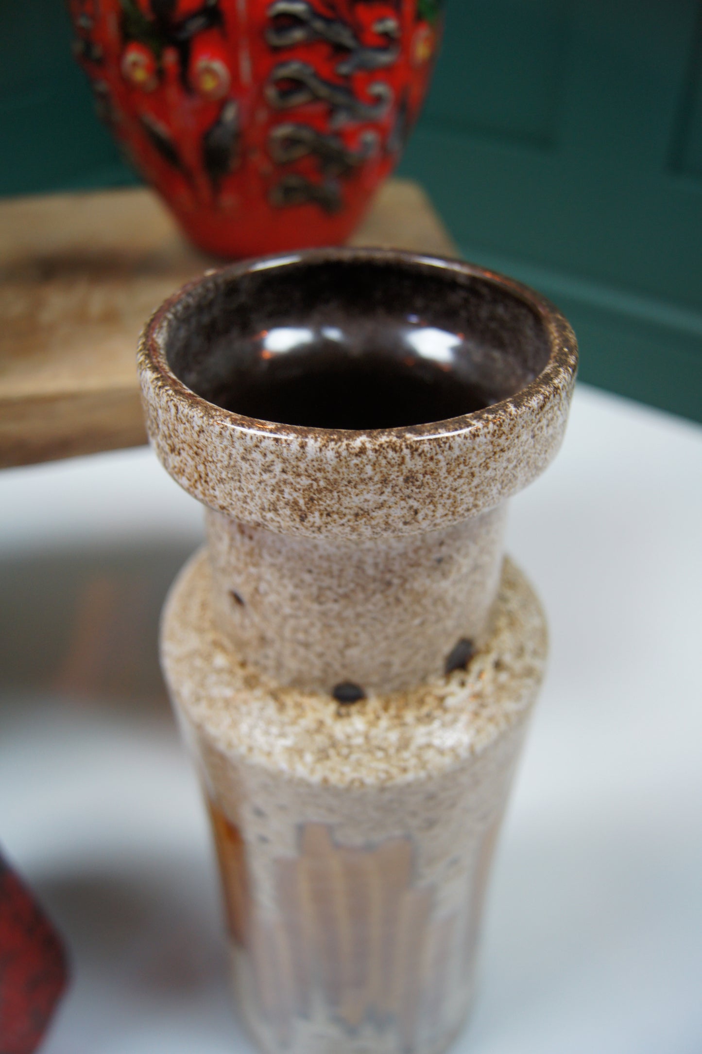 Medium Brown West German Vase '205-32'