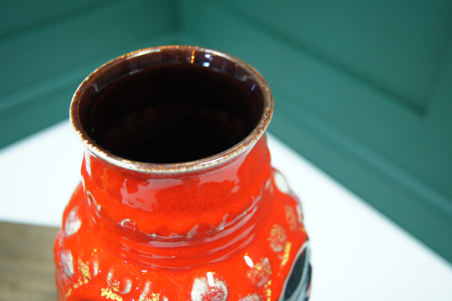 Small Red West German Vase '98-20'